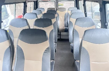 Luxurious high-back recliner seats with armrests (optional)