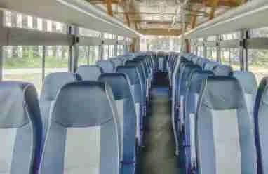 Wide and comfortable seats ensure a smooth ride