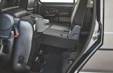 60:40 split tumble-down second-row seats for easy access to the third and fourth rows