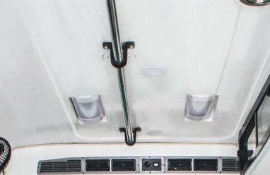ABS interiors ensures high strength, with antibacterial and disinfectant properties